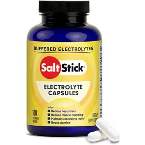 Electrolyte Capsules with Vitamin D for Running Endurance Hydration Salt Pills Electrolyte Supplement 100 Count