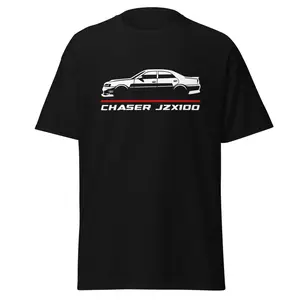 Premium T-Shirt For Chaser JZX100 Car Enthusiast Grandpa Dad Son Birthday Gift Men's Tee Classic Cotton