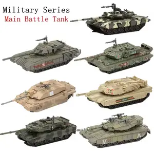 Creative Military Series Building Blocks Set, Multi-Purpose Main Battle Tank M1a2 T90 Leopard Challenger Model Toy, Boy Christmas Gift