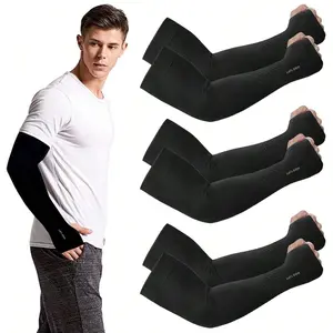 UV Sun Protection Arm Sleeves With Thumb Hole For Men Women Youth, Cooling Sleeve To Cover Tattoo Sunscreen Compression Arm Sleeve Summer Cooling Cuff For Men And Women Outdoor Running Fishing Sun Protection Cover