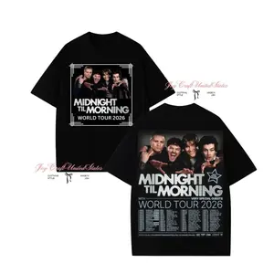 Midnight Til Morning Tour 2026 Unisex T-Shirt, Sweatshirt, Hoodie, Music Streetwear Aesthetic, Unisex Fan Gift, Tourshirt 2026