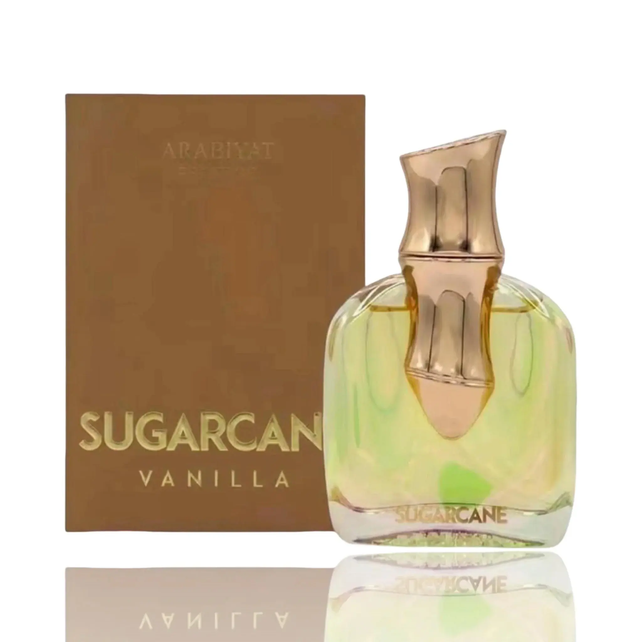 Arabiyat Prestige Cane Vanilla Eau de Parfum - 3.4 oz/100ml Unisex Bottle, Aromatic Vanilla Scents with Caramel & Musk Notes, Long-Lasting Paraben-Free Liquid, Contains Alcohol & Hexyl Cinnamal, for Everyday Wear & Cozy Evenings, Adult Signature Scent