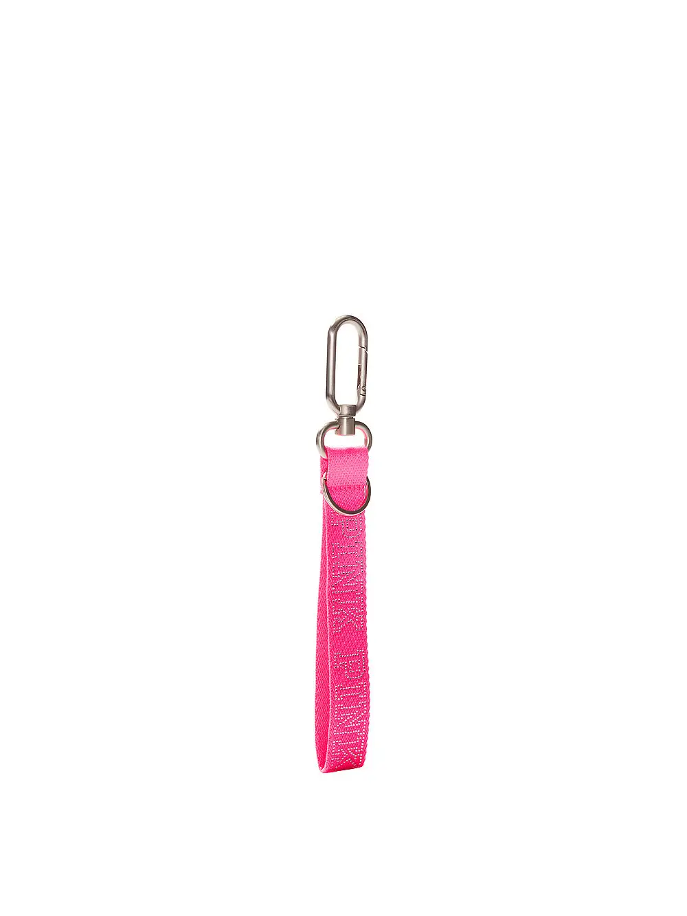 PINK Bling Wristlet Strap Keychain
