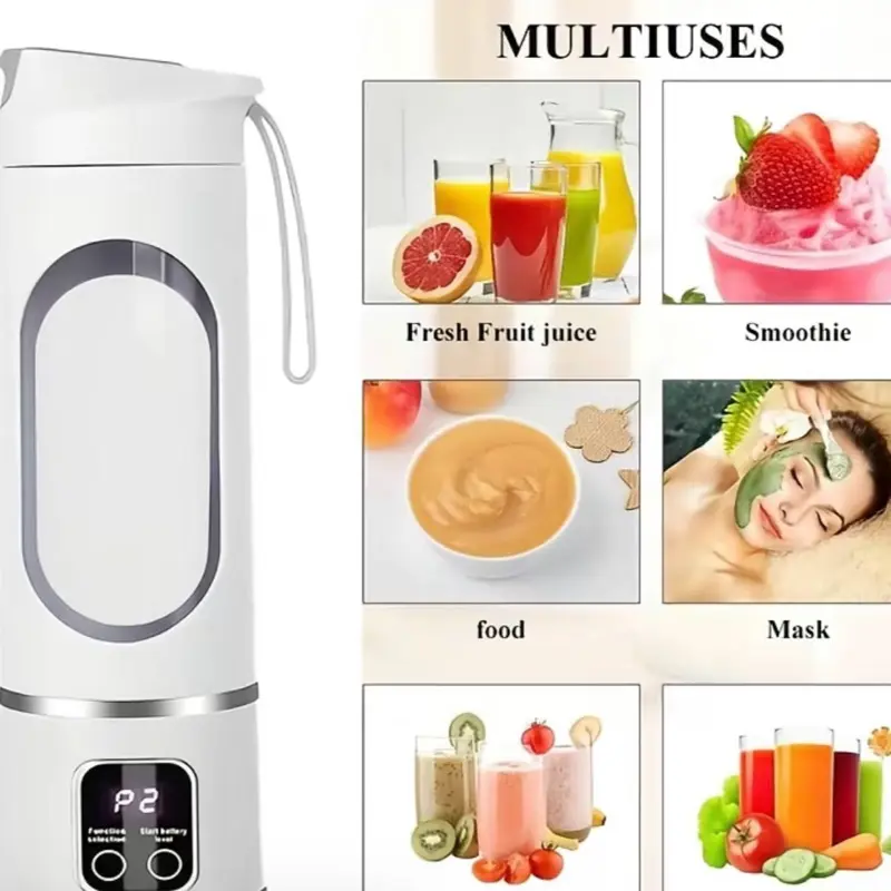 Juicing Cup, Kitchen Appliances, Compact & Lightweight Blender Machine with Multifunctional Use, Mini Juice Dispenser for Household Kitchen Use