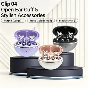 Fluffdrip Clip 04 Crystal Butterfly Wireless Earbuds - Y2K Aesthetic Jewelry Headphones, Unique Birthday Gift for Women & Girls, Bluetooth outdoorfun Audio#SummerWins #DealsForYouDays