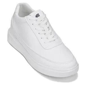 CALTO - X1647 - 2.8 Inches Taller (White) - Lightweight Sneakers