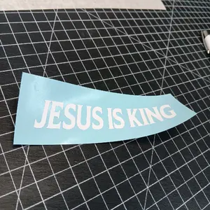 Jesus is King Decal/Sticker - Personalize Your Car with Faith or Style