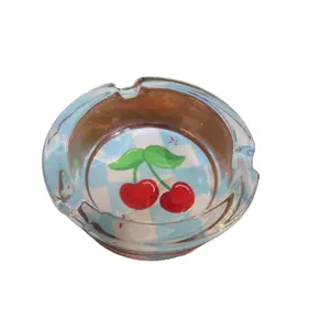 Cherry Bomb Ash Tray - Home Decor for Retro Jewelry Organizing - Accessories Lighter Glass Ashtray Glossy Accessory