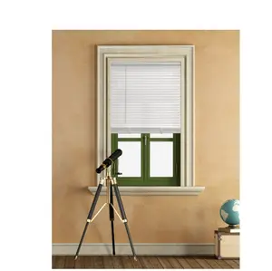 Vinyl Light Filtering Blinds 1" Cordless - 43" W x 64" L, White, 1-Piece