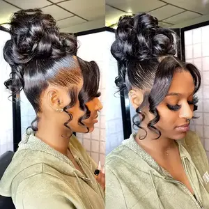 Bling Hair 360 Lace Wig Human Hair Pre Plucked Body Wave Hd Transparent 13x4 13x6 Lace Front Wigs For Women 180 Density On Sale