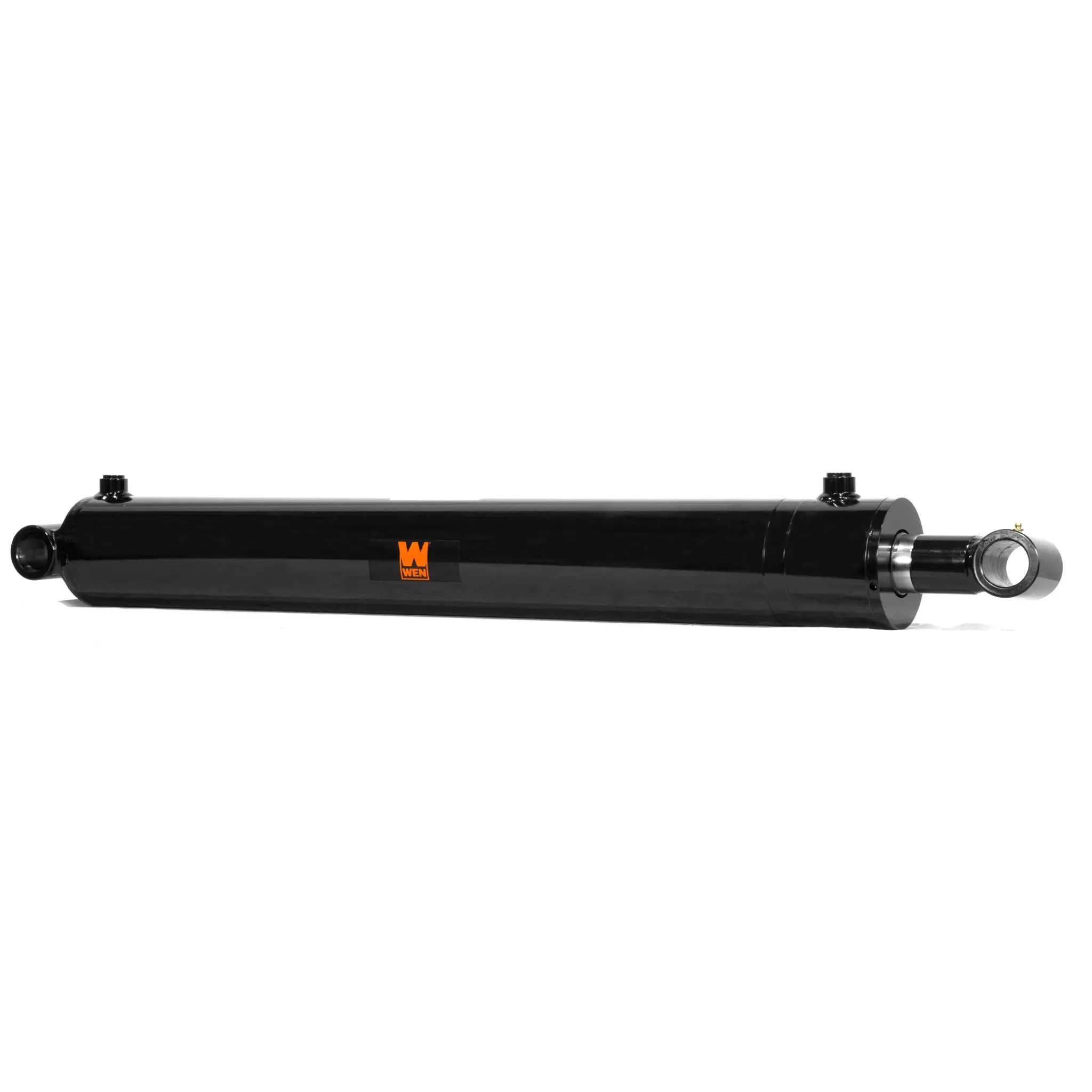 WEN WT-4030 Cross Tube Hydraulic Cylinder for Agriculture & Manufacturing, 4-in Bore, 30-in Stroke, Double Acting, 3000 psi Max Pressure, Polished Chrome-Plated Rod, Reinforced O-Ring Tube Seal, Included Hydraulic Hose
