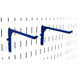 Extended Reach Slotted Pegboard Hook (2) Pack - 6in Reach - 10-ER-106