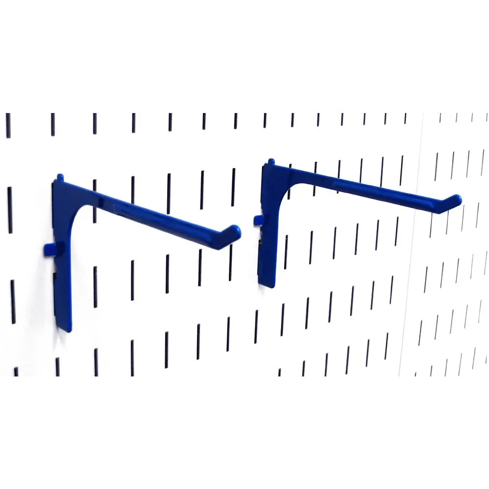 Extended Reach Slotted Pegboard Hook (2) Pack - 6in Reach - 10-ER-106
