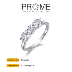 (J050) S925 Silver  Synthetic  Moissanite Ring: A Beacon of Timeless Elegance and Modern Aesthetics