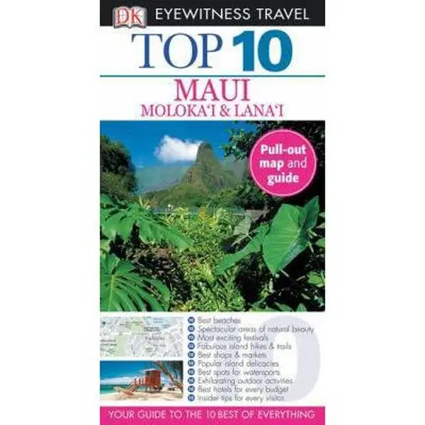 USED-Top 10 Maui, Molokai & Lanai (Eyewitness Top 10 Travel Guides) by Bonnie Friedman (Paperback)