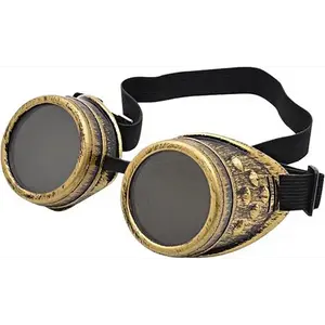 4E's Novelty Steampunk Goggles for Men & Women – Gothic Accessories for Cosplay & Halloween