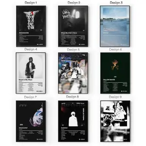 [Sale Up To 40%] [Unframe] Summrs Album Posters, Underground Pluggnb Rap Wall Art, Dark Internet Music Bedroom Aesthetic Decor, Modern Album Cover Artwork, Gift for Fans