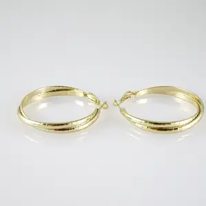 Earrings – Aretes – Zircon Stone – 14K Real Color