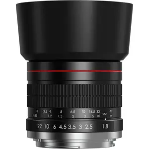 85mm F1.8 Portrait Lens - Medium Telephoto Manual Focus DSLR Cameras Lens for Canon EOS R, Ra, RP, R3, R5, R5 C, R5 Mark II, R6, R6 Mark II, R7, R8, R10, R50, R100 Mirrorless Cameras
