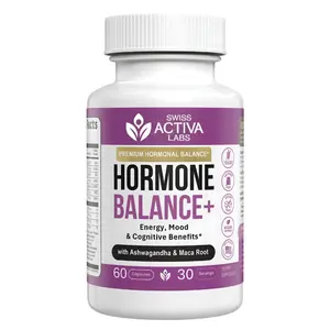Hormone Balance for Women | Energy, Mood, Focus & Cycle Support | Daily Wellness Formula | Swiss Activa+ Labs