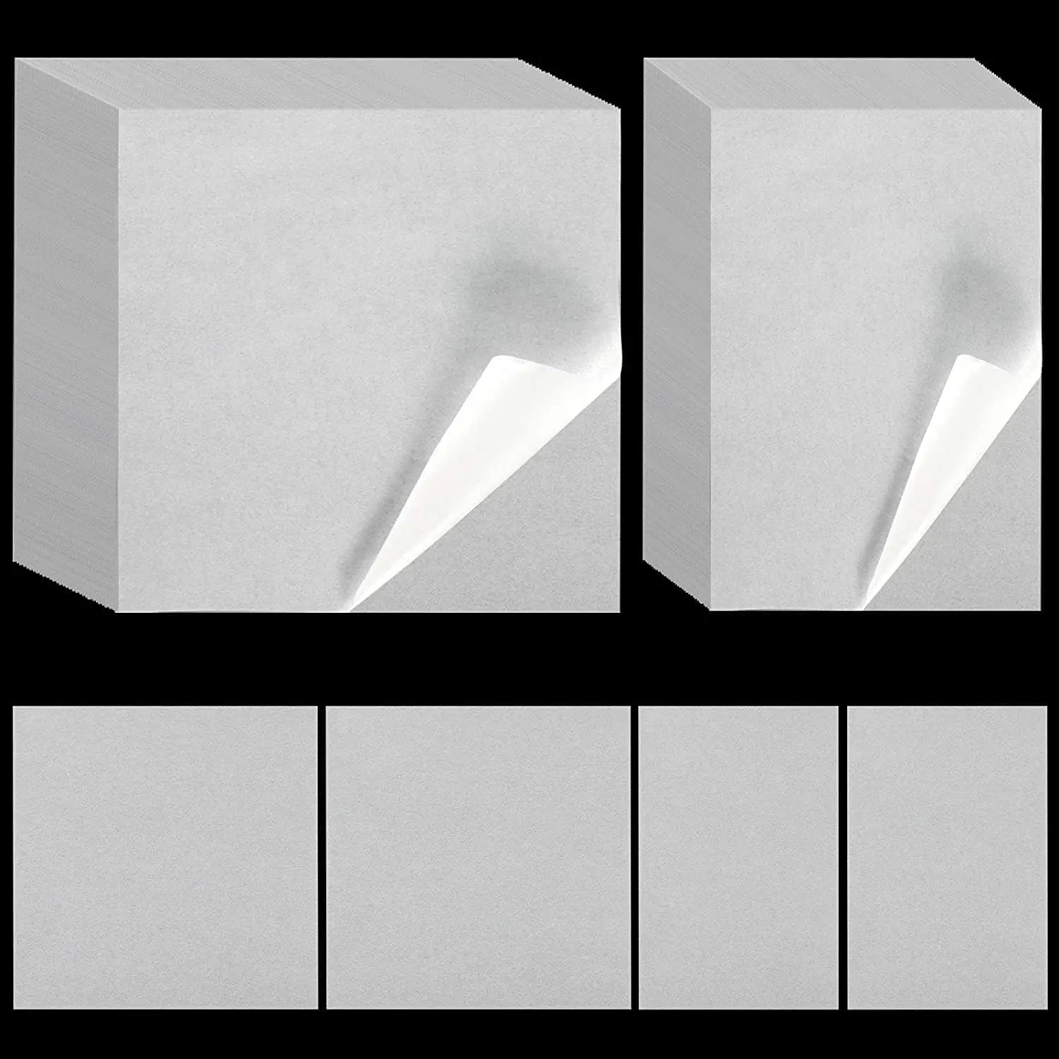 300 count  Painting Release Paper 15 x 15 cm and 15 x 10 cm Double-Sided Non-Stick Cover Replacement 5D  Painting Accessories Tool for Adult