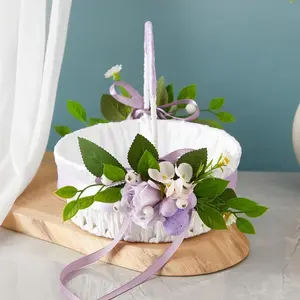 Simulation Flower Basket For Weddings And Anniversaries Decoration Perfectly For Holiday Banquet Parties Decorating