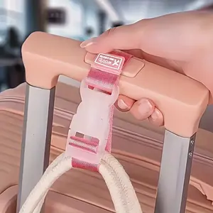 3-Piece Multifunctional Nylon Luggage Strap Backpack Belt, Summer Outdoor Travel Organizer, Adjustable Release Buckle, Easy Carry, Travel Accessories, Travel Essentials