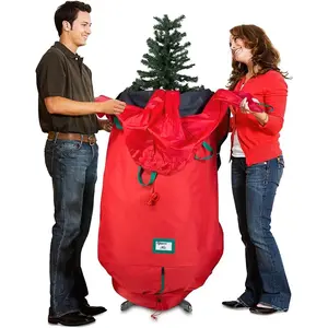 Christmas Tree Storage Bag 6FT 7.5 FT Upright Heavy Duty with Zipper and Handles Container Organiser