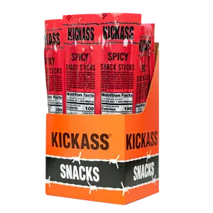 Kickass Spicy Twin Pack Snack 16CT Caddy