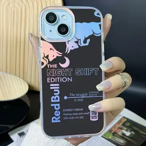 RB Color-Changing Mobile phone Case for iPhone 16 15 14 Pro Max 13 12 11 XR XS E Plus Shockproof Drop Protection Durable PC Smartphone Cover Silicone Protective