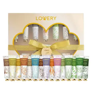 LoveryGifts Hand Lotions Gift Set, Traveling Moisturizing Kit - 15pc