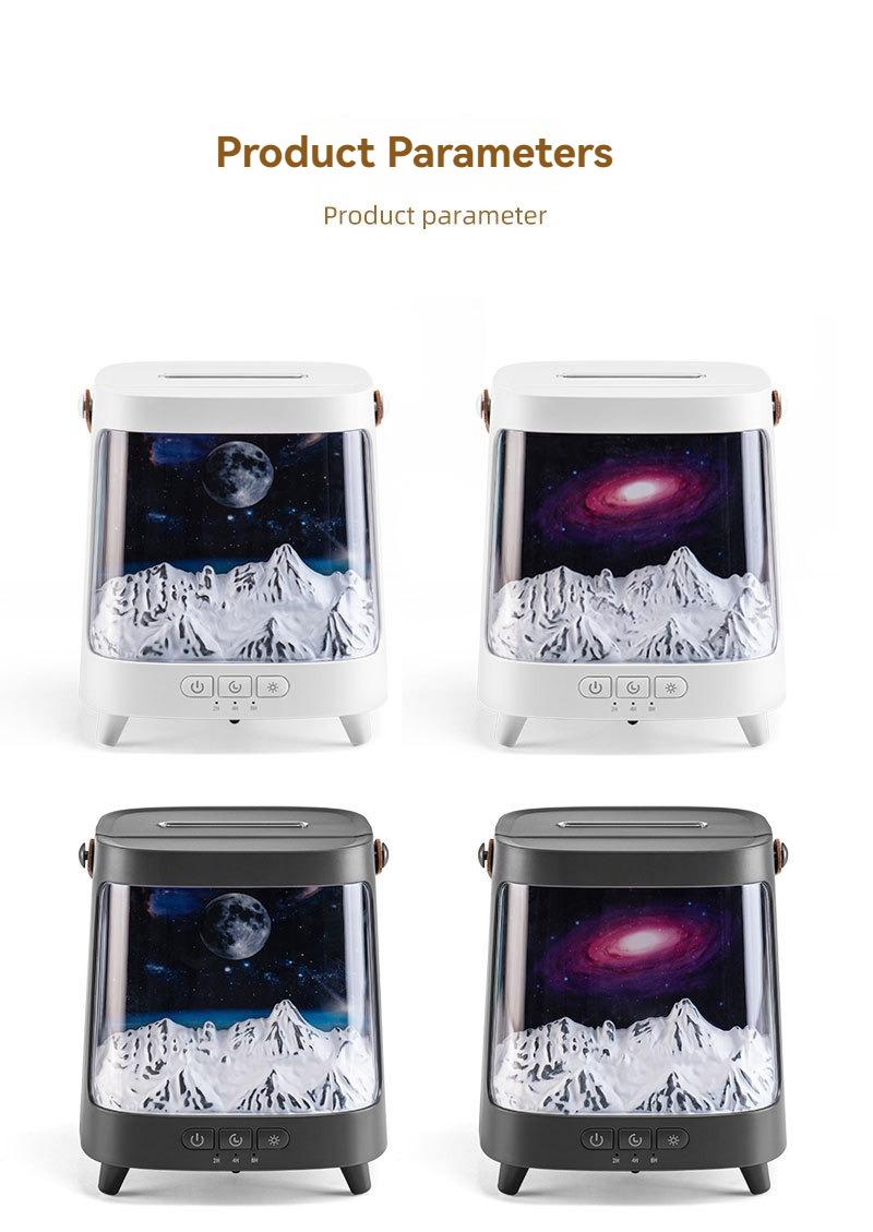 Simulated Planet Galaxy Aromatherapy Diffuser Home Use Multicolor Flame Fragrance Machine USB Humidifier