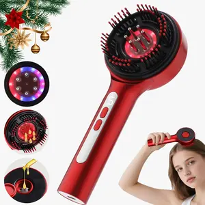 Scalp Massage Comb, Hair Oil Dispenser Roller Ball Oil Applicator, Hair Scrubber 3-Color Light Hair Care Tool for Relaxing, Chrismas Gift