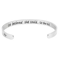 She believed she could, so she did