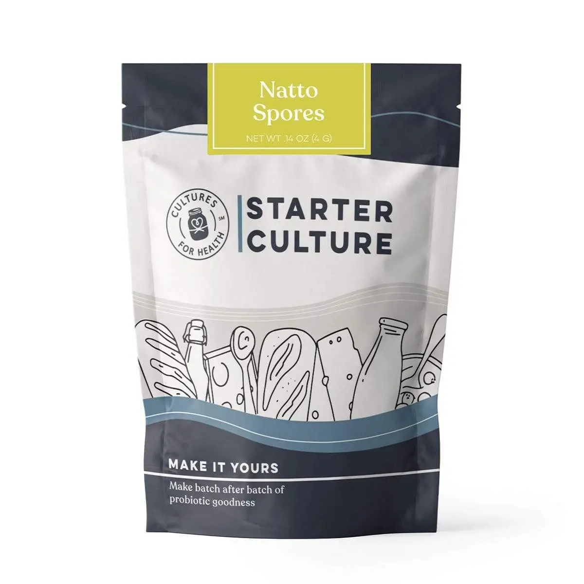 Premium Natto Starter Culture – 4-Pack Japanese-Style Fermentation Spores for Soy & Other Beans