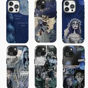 Corpse Bride iPhone Case Victorian Undead Bride,Halloween, Compatible with iPhone X, 11, 12, 13, 14, 15, 16, 17 & more