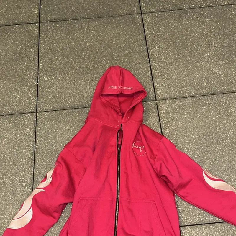 Uniqueattire Pink Zip-Up Jacket