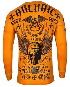 Archaic by Affliction Men's Thermal Shirt Black Prayer