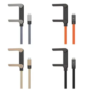 240W phone stand data cable compatible with Apple 17 series Huawei’s super-fast charging foldable gaming charging cord.