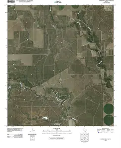 Garner Field NE Texas USGS Topographic Quadrangle Map, 2013, 1:24000