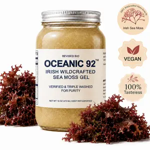Revised Bio Irish Wildcrafted Sea Moss Gel- 100% Tasteless, Rich in Essential Minerals & Vitamins