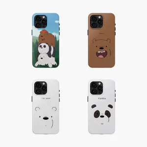 4 Designs W-We B-Bare B-Bear Phone Case, Tough Phone Case for iPhone 16 15 14 13 12 11 X XS 7 8 Pro Max Plus & Samsung Galaxy S24 S23 S22 Ultra Plus