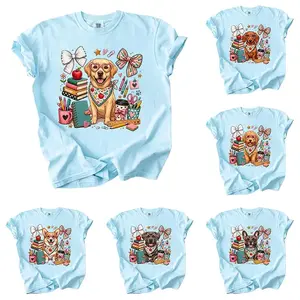 Comfort Colors Custom 20+ Teacher Dog Shirt, Comfort Colors Teacher Tee, Personalized Dog Teacher T-Shirt, Back to School Gift, Teacher Appreciation Shirt, Dog Lover Teacher Teeciation Shirt, Dog Lover Tee