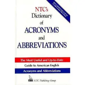 USED-Ntc's Dictionary of Acronyms and Abbreviations (National Textbook Language Dictionaries) by Steven Racek Kleinedler (Hardcover)
