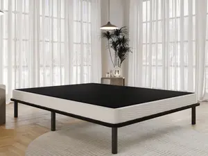 Favorer Concord 5" Metal Box Spring, White