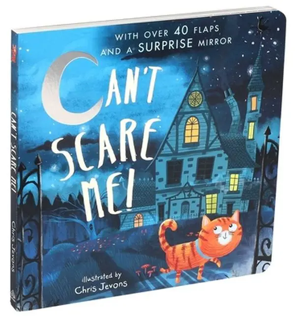 Used Halloween Lift-the-Flap Paperboard Book - Can't Scare Me! by Mandy Archer, Adorable Interactive Play Educational School Supply (English)