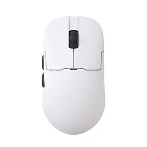 AJAZZ AJ159 wireless gaming mouse new PAW3395 sensor low latency dual-mode lightweight about 56g small hand type suitable for esports games and office white mouse