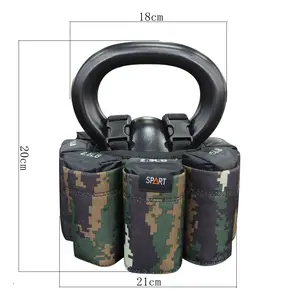 SPART Soft Kettlebell Strength Training Kettlebells for Home Gym 2.5LB-20LB Camo Design