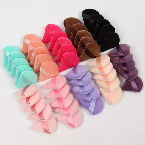 Triangle Shaped Makeup Puff (50pcs), Soft Makeup Sponge Puff, Powder Puffs For Face Powder, Professional Makeup Tools for Women & Girls, Suitable for All Skins, Beauty Sponge