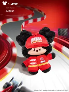 Disney Mickey F1 "Speed ​​Life" Series Vinyl & Plush Hanging Card -  Disney Collectible Plush, Birthday Gift For Girls | Desk Decor Collection